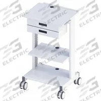 AFC INDUSTRIES Medical Workstation: 26 1/4 in Overall Wd, 20 in Overall Dp, 42 in Overall Ht, Steel (MPN LB200-101-12). Key specifications — Caster/Glide Type: (2) Locking; Brand: AFC INDUSTRIES; Desktop Color: Gray; Desktop Material: Steel; Product Type: Medical Workstation.
