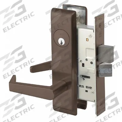ASSA ABLOY ACCENTRA Door Lockset: Office Lever Locksets, Bronze, ADA Compliant