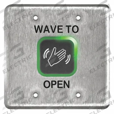 BEA Wave to Open Touchplate: 4 1/2 in Ht - Wave-to-Open Exit Devices