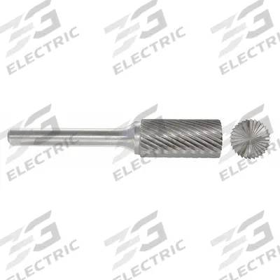 APPROVED VENDOR Carbide Bur: Cylinder with End Cut, SB-41, Single Cut, 1/16" x 1/4" Head - Single-Cut End-Cut Cylinder Burs