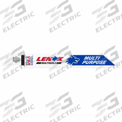 LENOX Reciprocating Saw Blade: 10 Teeth per Inch, 6 in Blade Lg, 0.04 in Blade Thick - Nail-Embedded-Wood-Cutting Blades