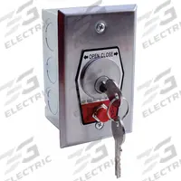 AMERICAN GARAGE DOOR SUPPLY Keyswitch: Open-Close, Momentary Contacts, Outdoor, Flush Mount (MPN HBFSX-1). Key specifications — Includes: Keyswitch; Manufacturer Part Number: HBFSX-1; Brand: AMERICAN GARAGE DOOR SUPPLY; Contact Form: Momentary Contacts; Control Functions: Open-Close; For Location: Outdoor; Mounting Location: Flush Mount; Product Type: Keyswitch.