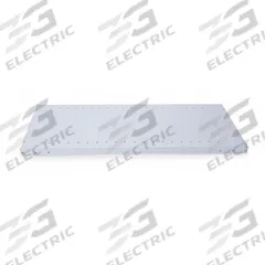 HALLOWELL Shelf: 36 in Overall Wd, 18 in Overall Dp, Solid Shelf, 20 ga, Light Gray, 5 PK (MPN 5138-3618-5PL). Key specifications — attr37155: Light Gray; attr37156: Powder Coated; attr55828: (5) Shelves; attr37160: Steel; attr33654: HALLOWELL.