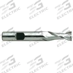 YG-1 Square End Mill: High Speed Steel, 2 Flute, 3/4" Mill Dia, 1-5/16" LOC, 3-7/16" OAL (MPN 01109)
