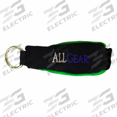 ALL GEAR Throw Bag: 14 oz Wt, Lead/Nylon, Green, 1 3/4 in Overall Dia - Throw Bags