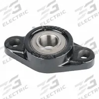 TIMKEN Flange Mount Bearing: Radial Ball, 45 mm Bore, Cast Iron, Concentric Collar, 197 mm Lg (MPN UKFL210). Key specifications — Bore Type: Cylindrical; Brand: TIMKEN; Lubricant Material: NLGI 2 Lithium Complex Grease; Mounting Bolt Size: M16; Split Housing: Not Split; System of Measurement: Metric.
