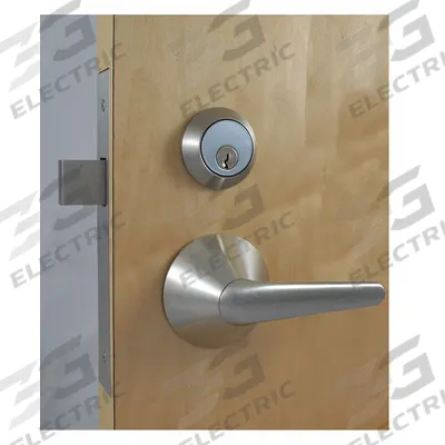 SECURITECH Door Lockset: Classroom Security Lever Locksets, Stainless Steel, ADA Compliant