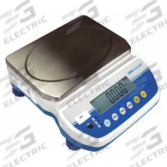 ADAM EQUIPMENT Industrial Bench Scale: 7 1/8 in x 9 5/8 in, 25 lb Wt Capacity - Imperial (MPN LBX12). Key specifications — attr1341383: USB; attr1341384: 2 g/0.005 lb; attr1341400: ADAM EQUIPMENT; attr1383935: Stainless Steel.