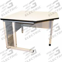 PRO-LINE Corner Workbench: Fixed Ht, Laminate, 48 in x 30 in, 750 lb Overall Load Capacity, Beige (MPN CCU30ESD-H11). Key specifications — Brand: PRO-LINE.