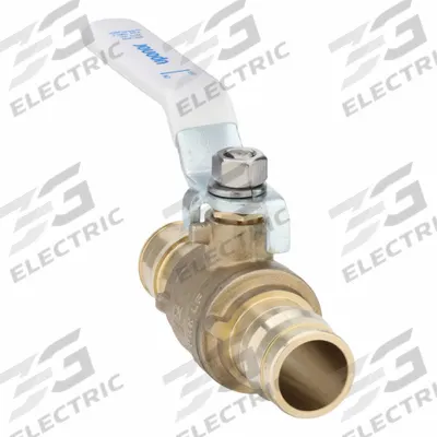 UPONOR Manual Two-Way Ball Valve: 1 in, Brass, Straight, PEX x PEX - Brass Ball Valves