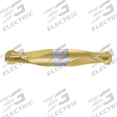 APPROVED VENDOR Ball End Mill: Carbide, TiN Coated, Double End, 2 Flute, 3/8" Mill Dia - Double-End Carbide Ball End Mills