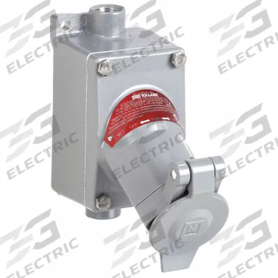 HUBBELL Receptacle: Single, 1 Gang, 5-20R, 125V AC, 20 A, 2 Pole - One-Gang Receptacles