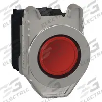SCHNEIDER Illuminated Push Button: Illuminated, Flush Profile, Metallic, 30 mm, 1NO/1NC (MPN XB4FW34G5). Key specifications — Brand: SCHNEIDER; Action: Momentary; Series: XB4; Push Button Material Type: Metallic.