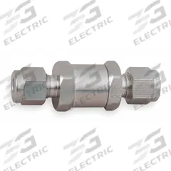 PARKER Instrumentation Check Valve: For Fluids/Gas Media, Poppet, Inline Valve Body, Compression (MPN 4A-C4L-10-SS). Key specifications — Brand: PARKER.