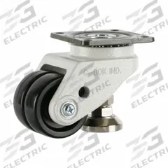 FOOT MASTER Plate Caster: Nylon Tread, 72 mm Wheel Dia, 108 mm Mounting Ht, 1,543 lb Load Capacity (MPN GDLD-75-ASF-NYN). Key specifications — Brand: FOOT MASTER; Frame Color: White.