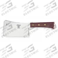 DEXTER RUSSELL Cleaver: Honed, 11 in Overall Lg, Steel Blade, Hardwood Handle, Black/White Handle (MPN 49542). Key specifications — Sub-brand: Basics; Brand: DEXTER RUSSELL; Blade Material: Steel; Blade Type: Honed; Handle Color: Black/White; Handle Material: Hardwood; Knife Type: Cleaver; NSF Certified: Yes.