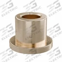 Flanged Sleeve Bearing: Bronze, SAE 841, 6 mm Bore, 10 mm OD, 10 mm Lg, -35°F to 300°F, 10 PK (MPN FFM0610-10B). Key specifications — System of Measurement: Metric; Material Grade: SAE 841; Flange Type: Flanged; Brand: OILITE.