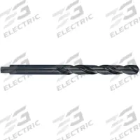 CHICAGO-LATROBE Taper Length Drill Bit: 11/32", 118° Point, Black Oxide HSS, Tang Shank (MPN 49522). Key specifications — attr1233898: 0.3438.