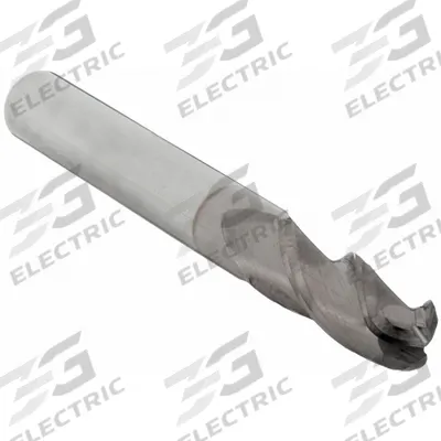 APPROVED VENDOR Ball End Mill: Carbide, TiCN Coated, 3 Flute, 5/16" Mill Dia, 13/16" LOC - General Purpose Carbide Ball End Mills