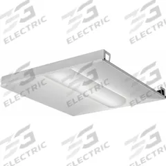 LITHONIA LIGHTING Recessed Troffer: 2 ft Lg, 2 ft Wd, 3,332 lm, 3500K, 26.6 W, 120 to 277V AC (MPN 2BLT2 33L ADP LP835). Key specifications — attr1261884: 120 to 277V AC; attr1261878: LITHONIA LIGHTING; attr1261883: (3) Lamp T8; attr1261870: 3500K; attr1261880: Yes.