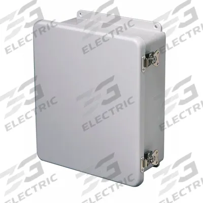 WIEGMANN Enclosure: Fiberglass, 15 in x 13 in x 6 in, NEMA 1, Solid Cover - Fiberglass Indoor Enclosures with Hinged Covers