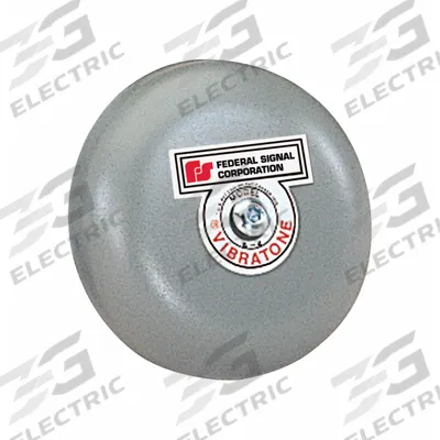 FEDERAL SIGNAL Gong Bell: Bell Sound, Indoor/Outdoor, A4 - Bell Alarms