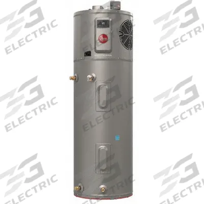 RHEEM Electric Tank Water Heater: 208 to 240V, 40 gal, 5,000 W, Single Phase - Electric Water Heaters With Heat Pumps