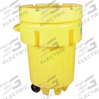 ULTRATECH Overpack Drum: LLDPE, 95 gal, Screw-On Lid, Unlined/No Interior Coating, Polyethylene (MPN 584). Key specifications — Drum Material: LLDPE; Drum Head Type: Open Head; UN Rating Solids: 1H2/X345/S; UN Rating Liquids: 1H2/X345/S/**/USA/M5904; Interior Lining: Unlined/No Interior Coating; Drum Message Text: Overpack/Salvage Drum; Closing Ring Material: Polyethylene; For Holding: Solids.