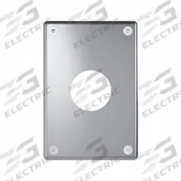 LEGRAND Wall Plate: Single Circular Opening, 1 Gang, Silver, Jumbo Size (MPN WSP61N912PS). Key specifications — Brand: LEGRAND; Material: Stainless Steel; Includes: Allen Head Screws.