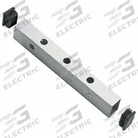 SECURITRON Universal Header Bracket: 8 in Lg, 1 1/2 in Ht (MPN UHB-CL-8). Key specifications — Product Type: Mounting Brackets; Compatible with Manufacturer Model Number: M38; Material: Aluminum; Brand: SECURITRON.