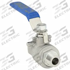 APPROVED VENDOR Manual Two-Way Ball Valve: 3/8 in, 316 Stainless Steel, Straight Valve Body, Lever (MPN G-SSVM-38NLH). Key specifications — Brand: APPROVED VENDOR; Handle: Lever.