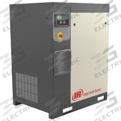 INGERSOLL RAND Rotary Screw Air Compressor: Horizontal, 5 hp, 16.9 cfm, 80 gal Tank, 200V AC (MPN R4I-A125/80-200-3). Key specifications — attr48606: Three; attr48593: 200V AC; attr48578: INGERSOLL RAND; attr110305: Not Included.