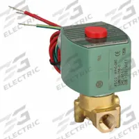 REDHAT Solenoid Valve: 2-Way, Normally Closed, 1/4 in Pipe Size, 220V AC/240V AC, High Flow (MPN 8262H202). Key specifications — Pipe Size: 1/4 in; Voltage: 240V AC; Brand: REDHAT; Coil Enclosure: Without Junction Box.