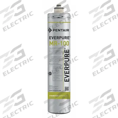 PENTAIREVERPURE Water Filter Cartridge: 100 gpd, 17 in Overall Ht - Quick-Connect Water Filters for Reverse Osmosis System