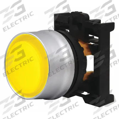 EATON Extended Push Button: 22 mm Mounting Size, Non-Metallic - Illuminated Extended-Length Push-Button Operators