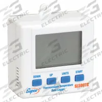 SUPCO Data Logger: -5°F to 131°F, -20°C to 55°C, SL500TC, Temp, 131°F Max Dew Point Measured, USB. Key specifications — Interface: USB; Parameters Measured: Temperature °F; Brand: SUPCO; Features: User Selectable Stop on Memory Full or Memory Rollover for Continuous Logging; Includes: USB Cable (3ft); Software Options: Software Included; Data Logger Type: Temperature.