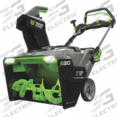EGO Cordless Walk-Behind Snow Blower Kit: 90° Chute Turning Radius, Cordless - Battery-Powered Snow Blowers