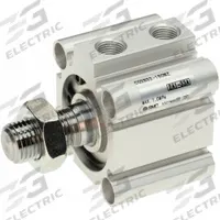SMC Compact Cylinder: 32 mm Bore Dia, 15 mm Stroke Lg, Through Hole Mounting, Aluminum, 1/8 in BSPT (MPN CQ2B32-15DMZ-XB6). Key specifications — attr946022: Through Hole; attr946024: Single Rod; attr946038: CQ2; attr1123057: Rotating Rod; attr945997: SMC.
