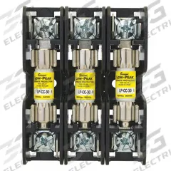 BUSSMANN Fuse Block: Open Block Design, 3 Pole, 600 V AC, Pressure Plate/Quick Connect (MPN BCM603-3PQ). Key specifications — Brand: BUSSMANN.