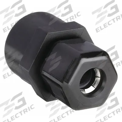 PARKER Compression Fitting Adapter: 1/4 in OD x 1/8 in Pipe Size, Compression x FNPTF - Polypropylene Compression Tube Fittings