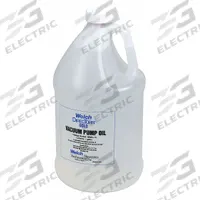 WELCH Vacuum Pump Oil: 1 gal, Bottle (MPN 8995G-15). Key specifications — attr71764: No; attr59266: Bottle.