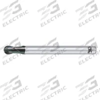 OSG Ball End Mill: Carbide, WXS Coated, 2 Flute, 5/16" Mill Dia, 15/32" LOC, 3-3/16" OAL (MPN 90110611)