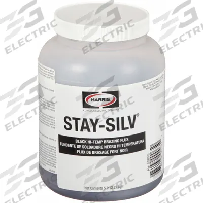 HARRIS Brazing Flux: 5 lb, Jar, Paste, FB3-C - Flux for High-Silver Brazing Alloys