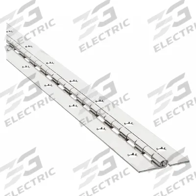 APPROVED VENDOR Piano Hinge: Steel, 48 in Leaf Ht - Full Surface-Mount Piano Hinges