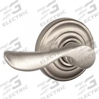 SCHLAGE Door Lockset: Dummy Lever Locksets, Nickel, ADA Compliant (MPN F170 CHP 619 AND RH). Key specifications — Ligature Resistance: Not Ligature-Resistant; Brand: SCHLAGE; Visual Indicator Message: No Message; Lockset Style: Champagne; ADA Compliant: Yes; Finish: Satin Nickel-Plated, Clear Coated : Brass.
