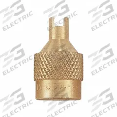HALTEC Screwdriver Valve Cap: Tire Valve Caps, Screwdriver Seal, Round, Gold, 1 in Overall Lg, Brass (MPN A-148). Key specifications — Compatible Valve Size: Large Bore; Color: Gold; Product Type: Tire Valve Caps; Shape: Round; Design: Screwdriver Seal; Compatible Thread Size: 31/64"-26; Material: Brass; Brand: HALTEC.
