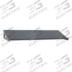 QUANTUM STORAGE SYSTEMS Slanted Shelf: 36 in x 18 in, 75 lb Load Capacity per Shelf, Steel, Gray (MPN SLP-A1836). Key specifications — Includes Mounting Hardware: Yes; Manufacturer Part Number: SLP-A1836; Brand: QUANTUM STORAGE SYSTEMS; Material: Steel; Color: Gray; Shelf Angle: Slanted.