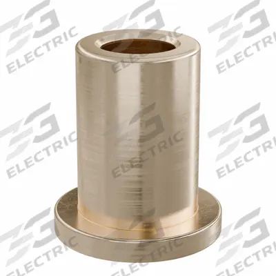 OILITE Flanged Sleeve Bearing: Bronze, SAE 841, 6 mm Bore, 10 mm OD, 16 mm Lg - Lubricated General Purpose Metallic Flanged Sleeve Bearings