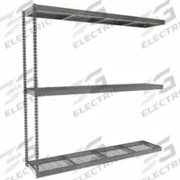 TENNSCO Boltless Shelving: Add-On, Heavy-Duty, 84 in x 18 in, 84 in Overall Ht, 3 Shelves, Steel (MPN ZLC7-8418A-3W). Key specifications — Finish: Powder Coated; Maximum Post Load Capacity: 13,000 lb with Beam Evenly Spaced at 24 in; Decking Material: Steel; Color: Gray; Beam Profile: Channel; Brand: TENNSCO; Side Panel: Closed (Starter); Open (Add-On).