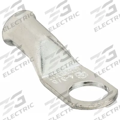 WESTWARD Lug: Crimpable Side Terminal, Crimp/Solder, Copper/Tin, 4 ga, 3/8 in Stud Size - Crimpable Side Terminal Lugs